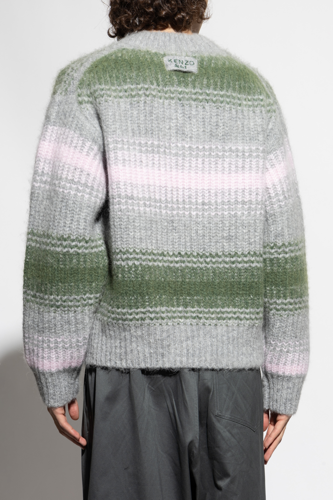Grey V-neck sweater Kenzo - Vitkac France